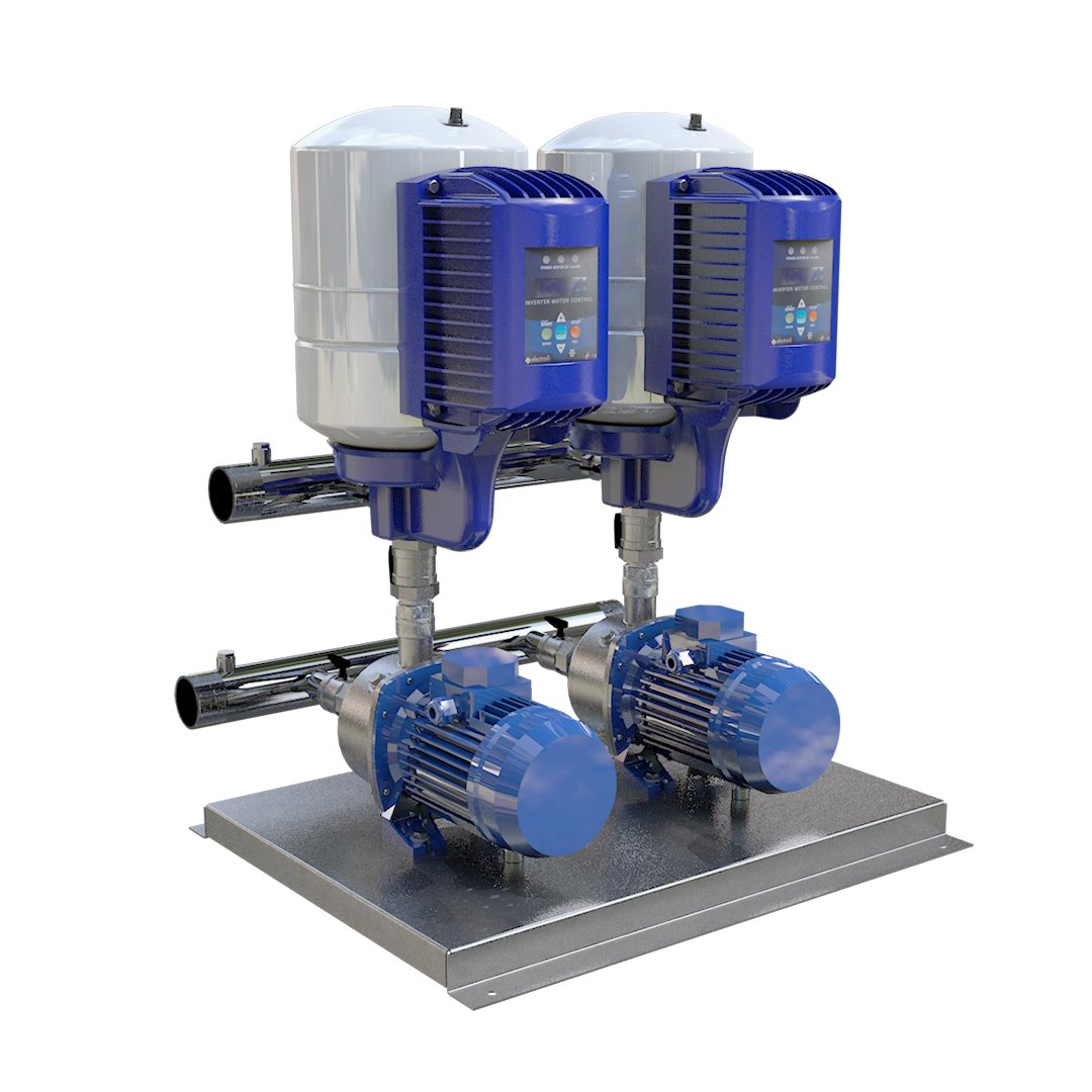 2" 150L/MIN @ 7.0 BAR FLYVAR TWIN VARIABLE SPEED BOOSTER SET