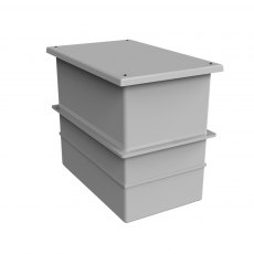 650 Litre GRP Water Tank - Two Piece Insulated 650 Litre GRP Water Tank - Two Piece Insulated