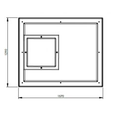 1364 Litre GRP Water Tank - Two Piece Insulated 1364 Litre GRP Water Tank - Two Piece Insulated
