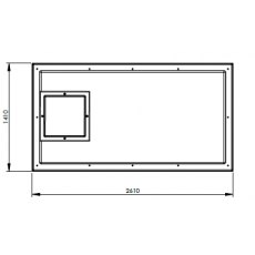 3636 Litre GRP Water Tank - Two Piece Insulated 3636 Litre GRP Water Tank - Two Piece Insulated