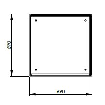 187 Litre GRP Water Tank - Two Piece Insulated 187 Litre GRP Water Tank - Two Piece Insulated