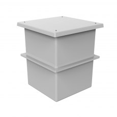 187 Litre GRP Water Tank - Two Piece Insulated 187 Litre GRP Water Tank - Two Piece Insulated