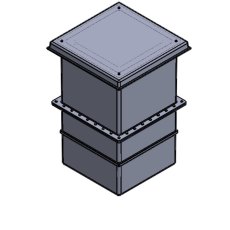 251 Litre GRP Water Tank - Two Piece Insulated 251 Litre GRP Water Tank - Two Piece Insulated