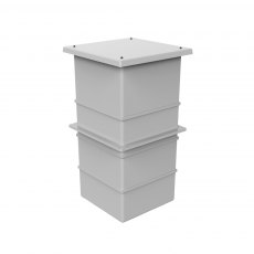 305 Litre GRP Water Tank - Two Piece Insulated 305 Litre GRP Water Tank - Two Piece Insulated