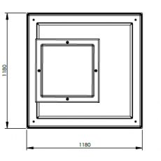 1220 Litre GRP Water Tank - Two Piece Insulated 1220 Litre GRP Water Tank - Two Piece Insulated