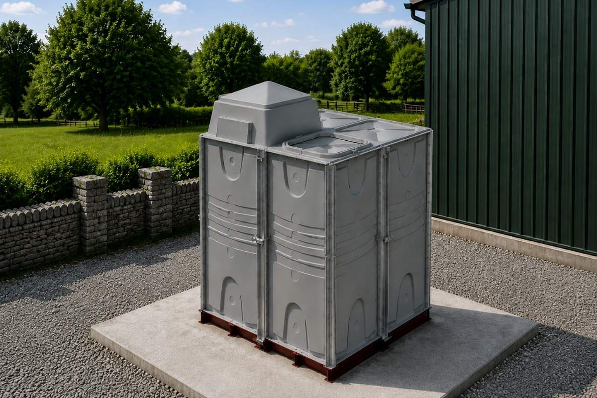 GRP Sectional IFB AB Airgap Tanks