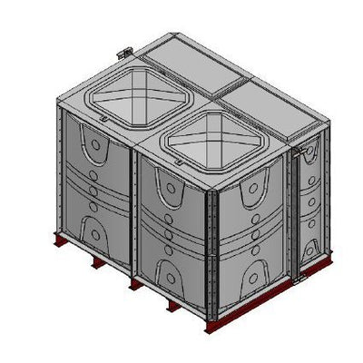 GRP Sectional Divided IFB Tanks
