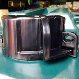 4' LOCKABLE OIL TANK LID in place