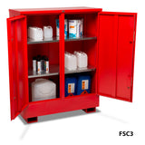FSC3 ARMORGARD FLAMSTOR CABINET Doors Open Stocked