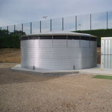 GALVANISED STEEL WATER TANK In situ