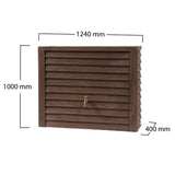 350L Woody Water Butt Dimensions