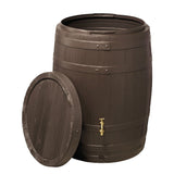 260L Barrica Rain Water Barrel lid off