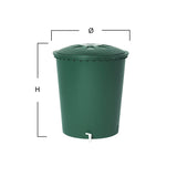 310L Round Water Butt dimensions