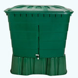 300L Square Water Butt view 2 green