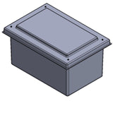160L One Piece Insulated GRP Water Tank
