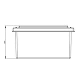 160L One Piece Insulated GRP Water Tank