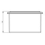454L One Piece Insulated GRP Water Tank