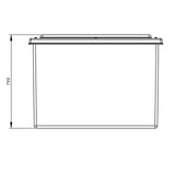570L One Piece Insulated GRP Water Tank