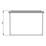 909L One Piece Insulated GRP Water Tank