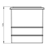 601L One Piece Insulated GRP Water Tank
