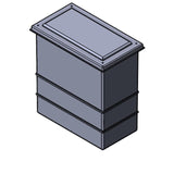 601L One Piece Insulated GRP Water Tank