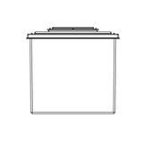 1000L One Piece Insulated GRP Water Tank