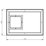 1500L One Piece Insulated GRP Water Tank
