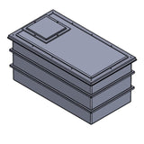 2000L One Piece Insulated GRP Water Tank
