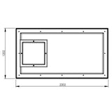 2000L One Piece Insulated GRP Water Tank