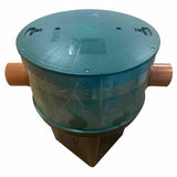 70L Easy-Clean Domestic Grease Trap with lid on