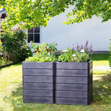 ERGO QUADRO RAISED BED SYSTEM planted