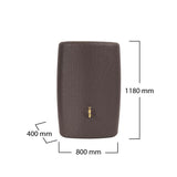 300L Sunda Water Butt Dimensions