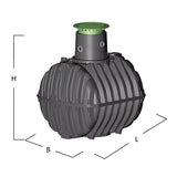 CARAT RS SEPTIC TANK 6500L Dimensions