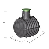 ONE2CLEAN Wastewater Treatment System Dimensions