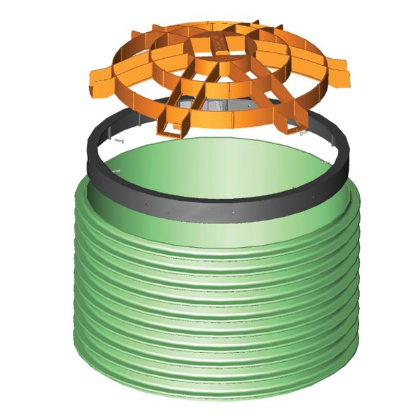 SEPTIC TANK RISER SAFETY SCREEN how it fits