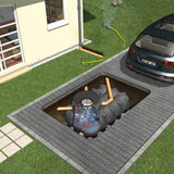 Platin Garden Comfort Rainwater Harvesting System in the ground