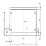 GRP KIOSK - DOUBLE DOOR