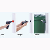 RAPIDO QUATTRO RAINWATER DIVERTER (Rectangular Downpipe) installation
