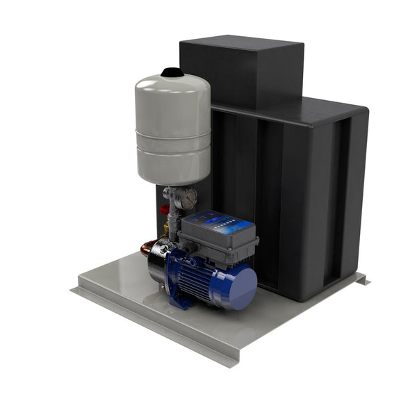 160L/MIN @ 3.5 BAR  67L CAT5 SINGLE VARIABLE SPEED PUMP BOOSTER SET & TANK