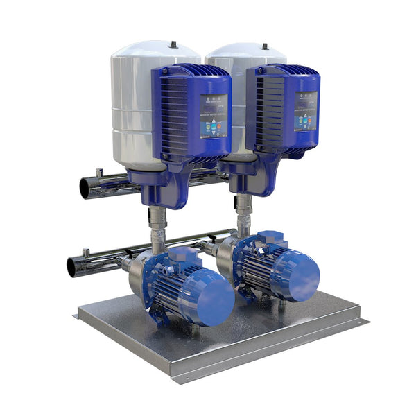 2' 100L/MIN @ 5.2 BAR  FLYVAR TWIN VARIABLE SPEED BOOSTER SET