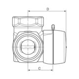 ESBE L-Pattern Mixing / Diverting Valve