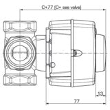 ESBE 3-Point Mixing / Diverting Actuator