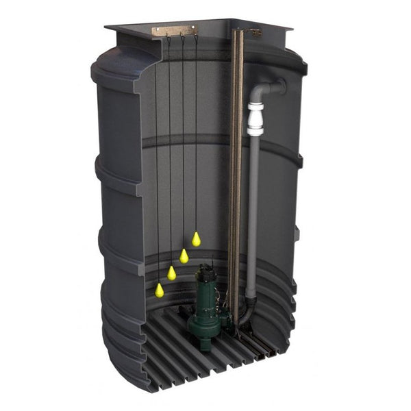 Mini Monster Submersible Sewage Cutter Pump - 6000 Litre Single Pump
