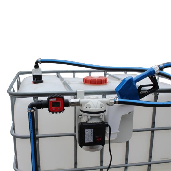 Hytek 230v Adblue IBC Pump Kit - Auto Nozzle & Meter