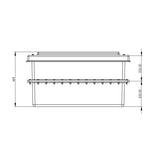 160 Litre GRP Water Tank - Two Piece Insulated