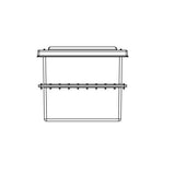 340 Litre GRP Water Tank - Two Piece Insulated