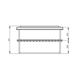 340 Litre GRP Water Tank - Two Piece Insulated