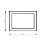 340 Litre GRP Water Tank - Two Piece Insulated