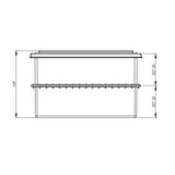 454 Litre GRP Water Tank - Two Piece Insulated