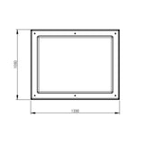 909 Litre GRP Water Tank - Two Piece Insulated